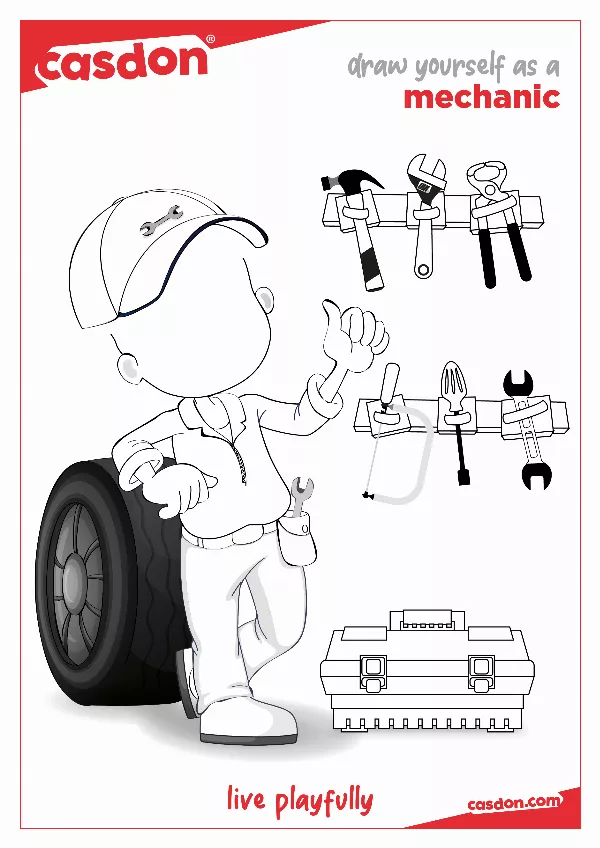 Casdon Draw Yourself As A Mechanic